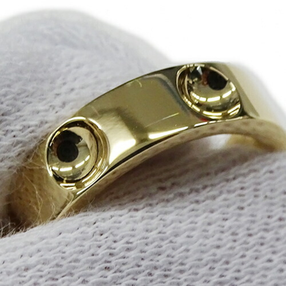 LOUIS VUITTON 750YG Petite Bourg Empreinte Ring Yellow Gold #47 Polished - Picture 9 of 11